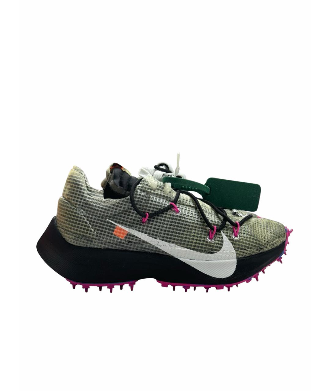 NIKE X OFF-WHITE Серебряные кроссовки, фото 1