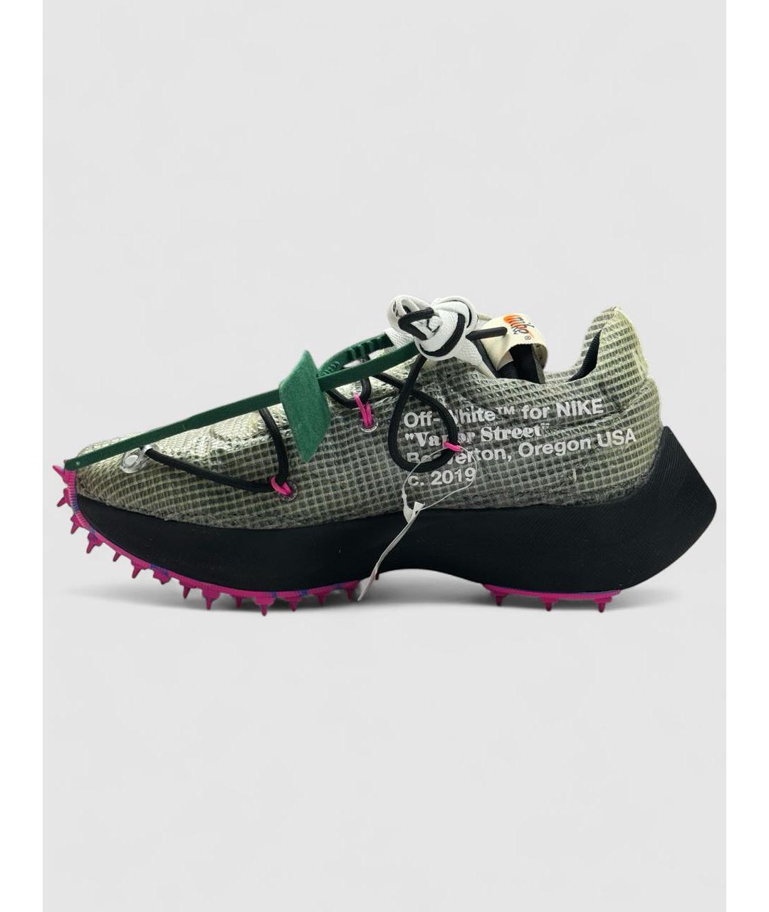 NIKE X OFF-WHITE Серебряные кроссовки, фото 5
