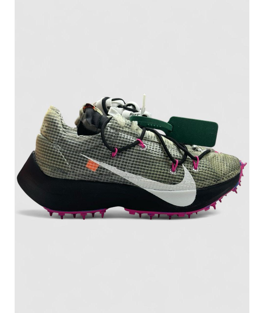 NIKE X OFF-WHITE Серебряные кроссовки, фото 6