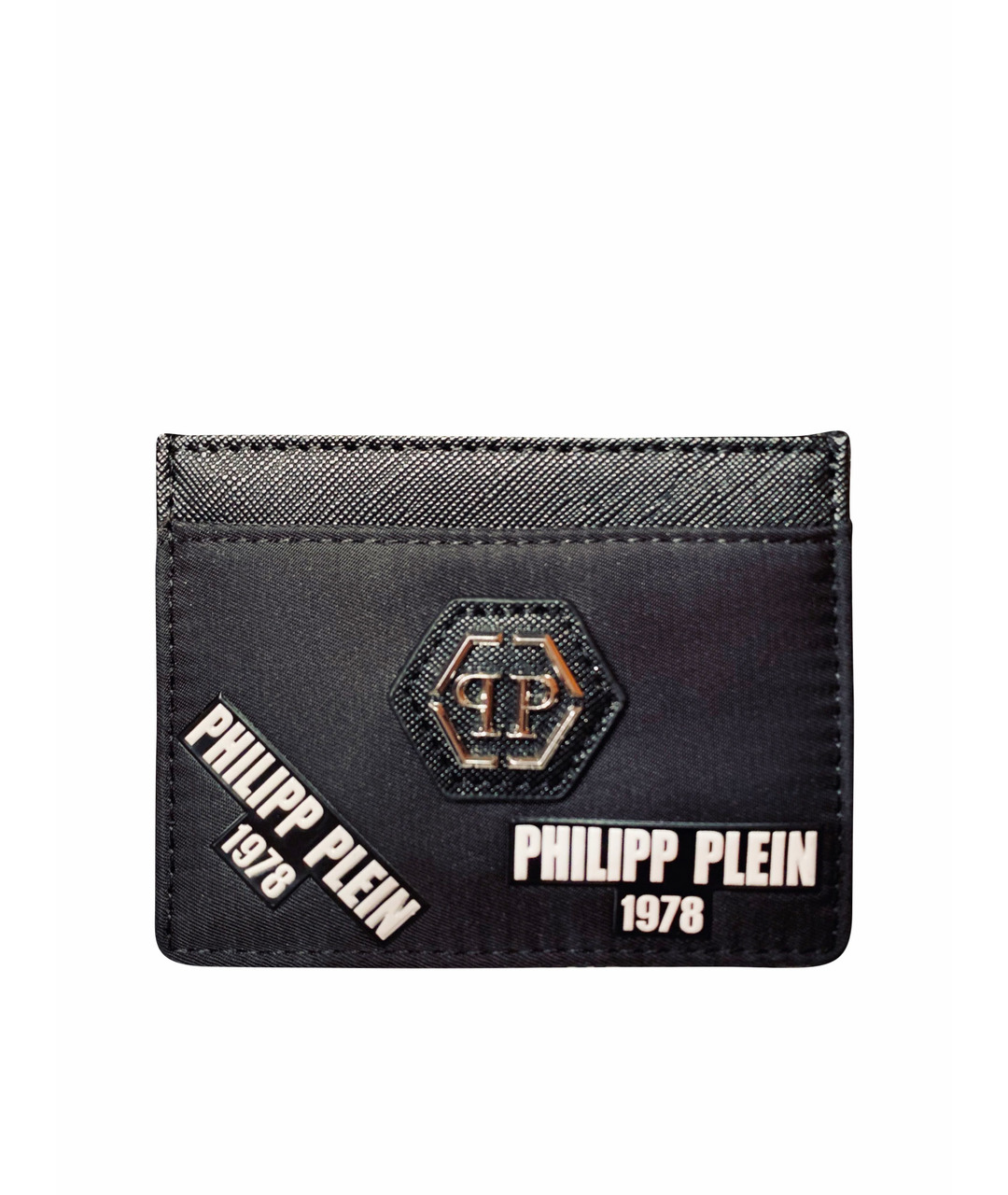 PHILIPP PLEIN Черный кошелек из искусственной кожи, фото 1