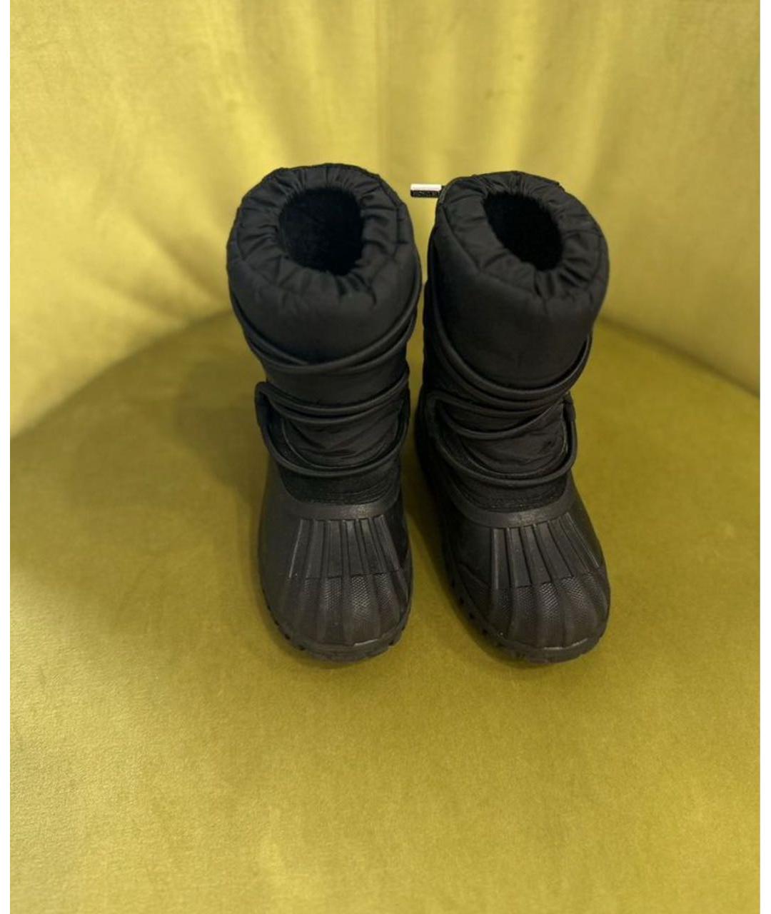 MONCLER KIDS Черные сапоги, фото 2