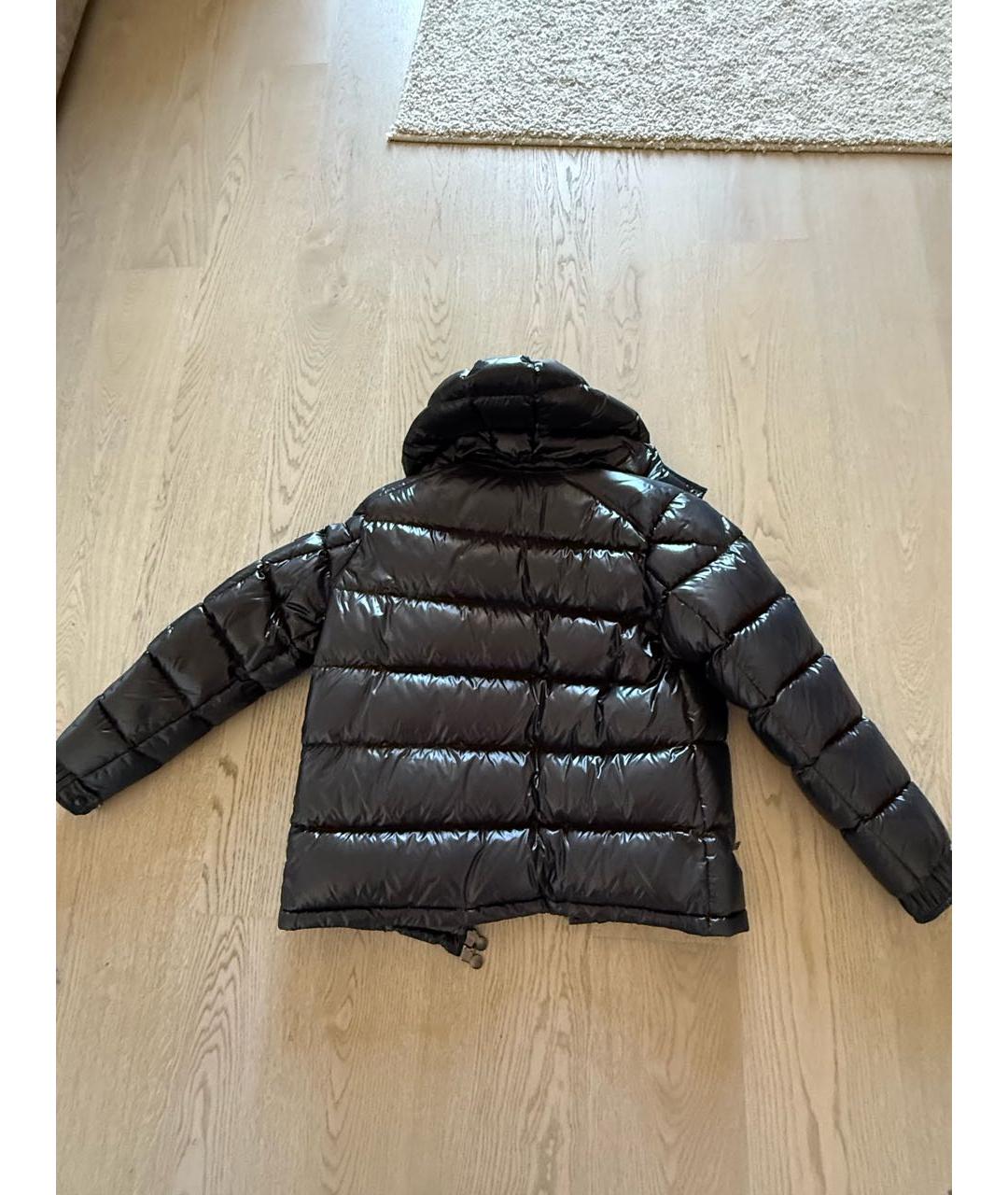 MONCLER Черная полиамидовая куртка, фото 2
