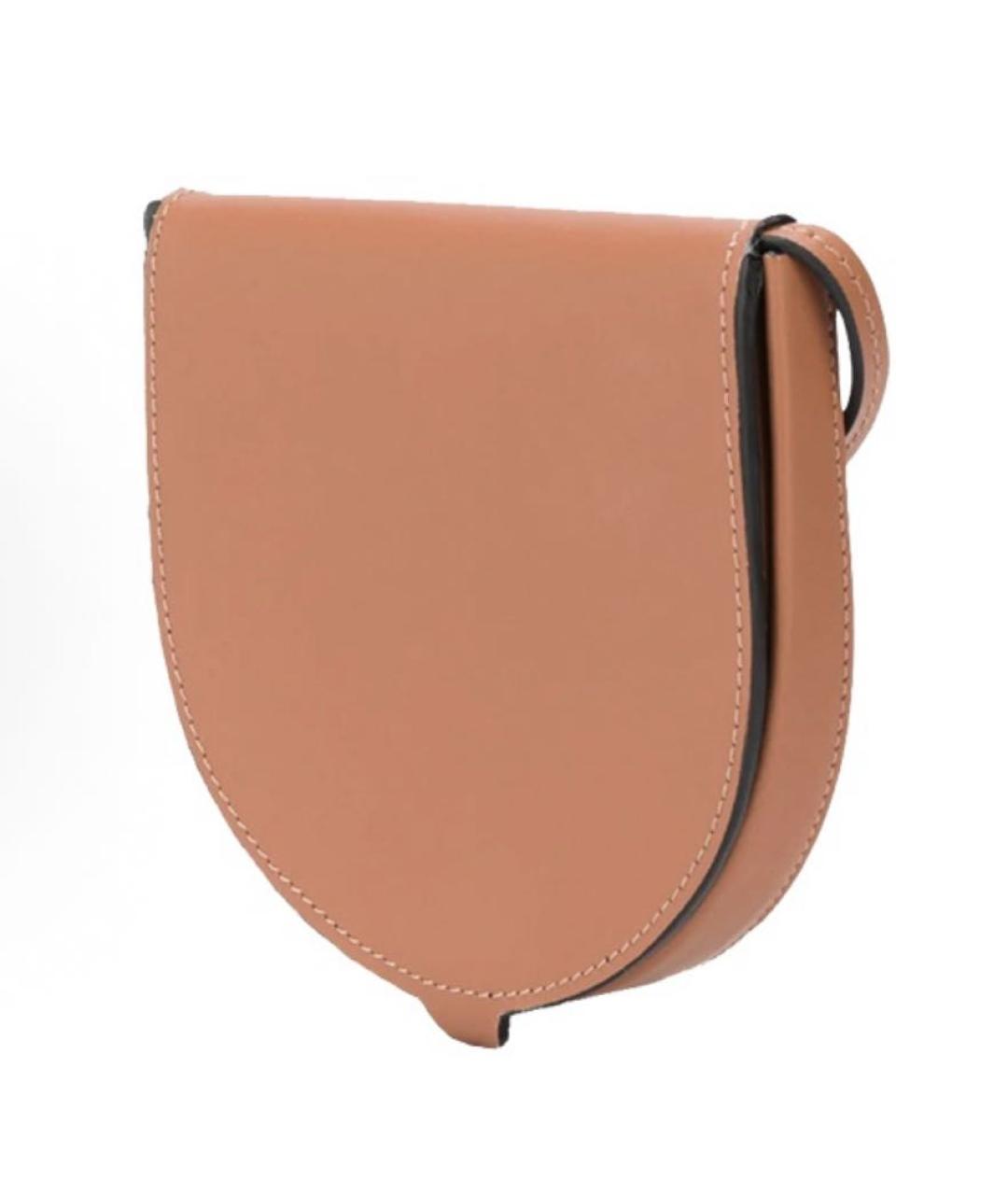 LOEWE Коричневая кожаная сумка через плечо, фото 2