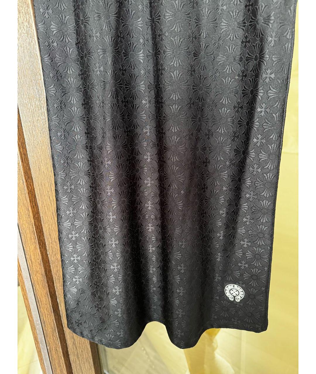 CHROME HEARTS Черная юбка макси, фото 2
