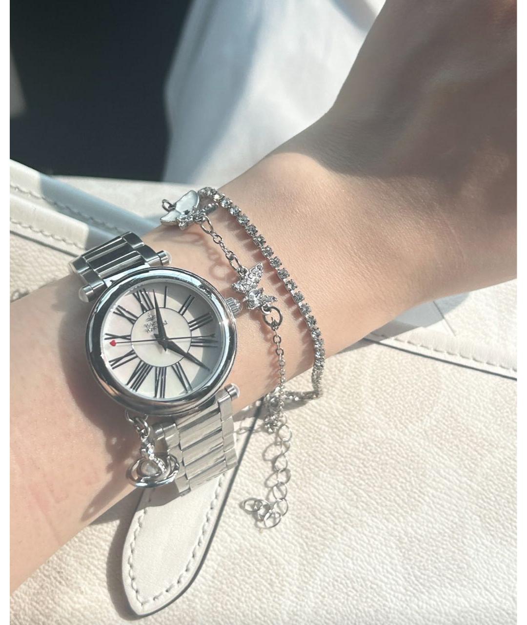 VIVIENNE WESTWOOD Серебряные стальные часы, фото 5