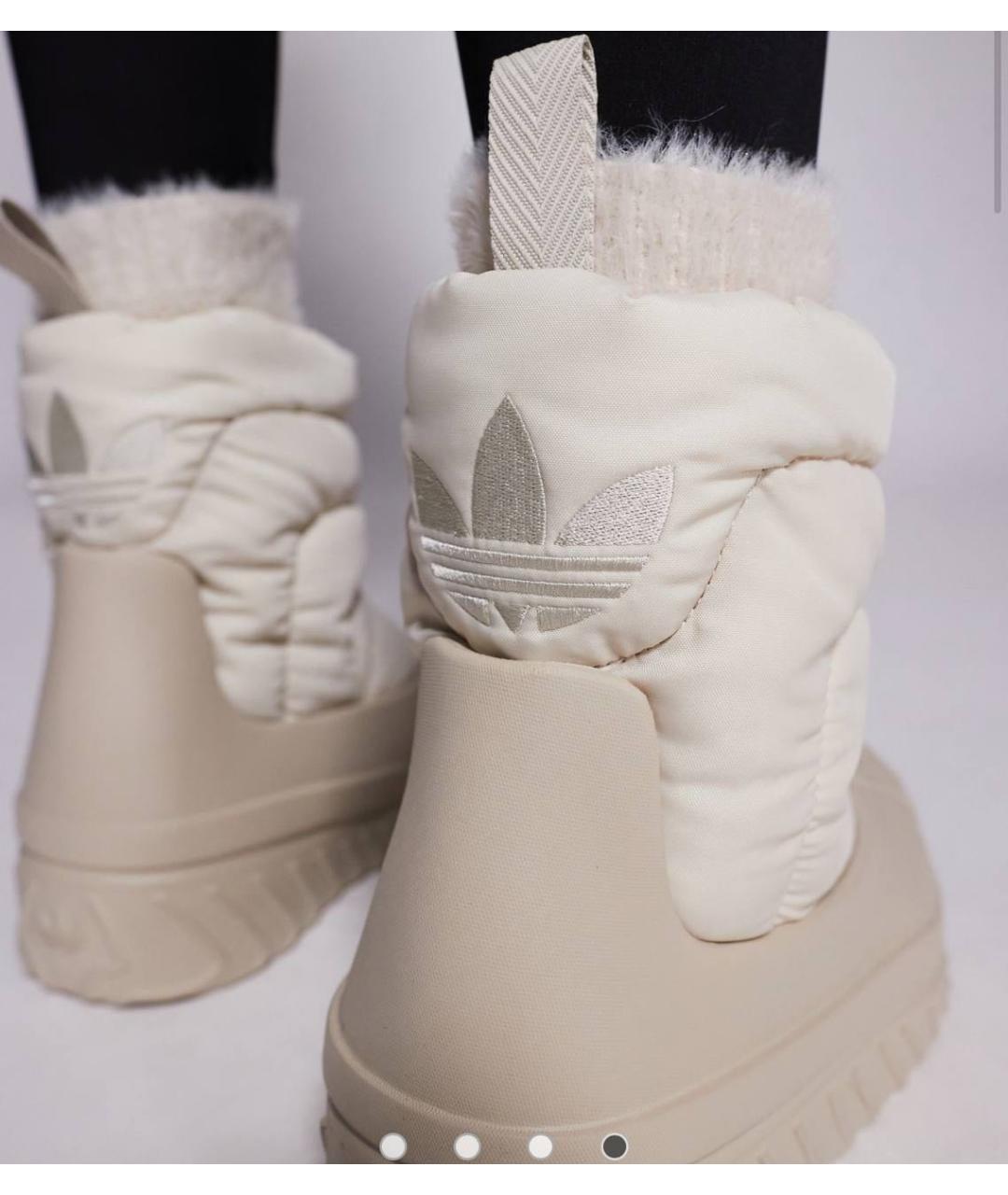 ADIDAS Бежевые резиновые ботинки, фото 8