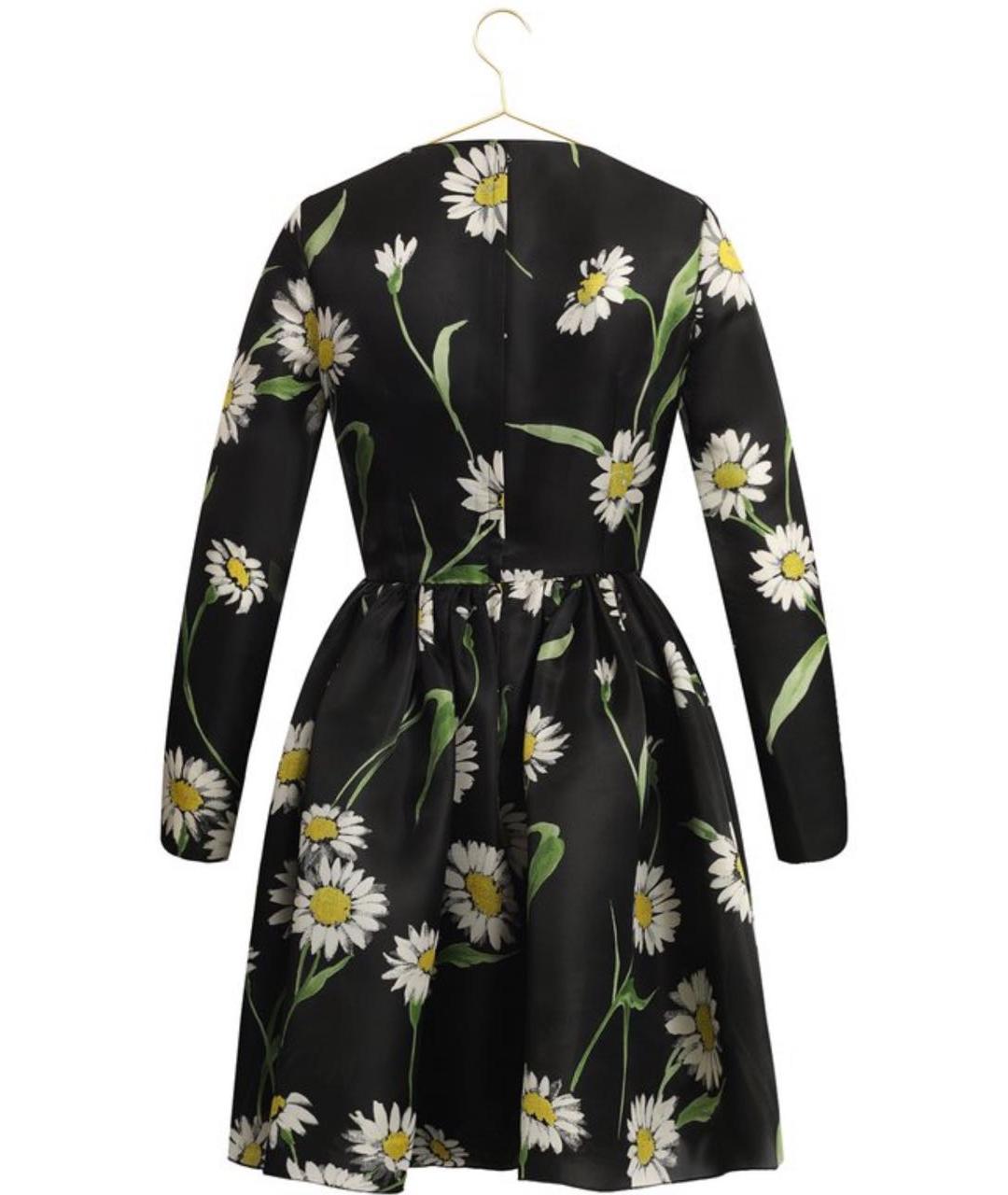 DOLCE&GABBANA Черное шелковое платье, фото 6