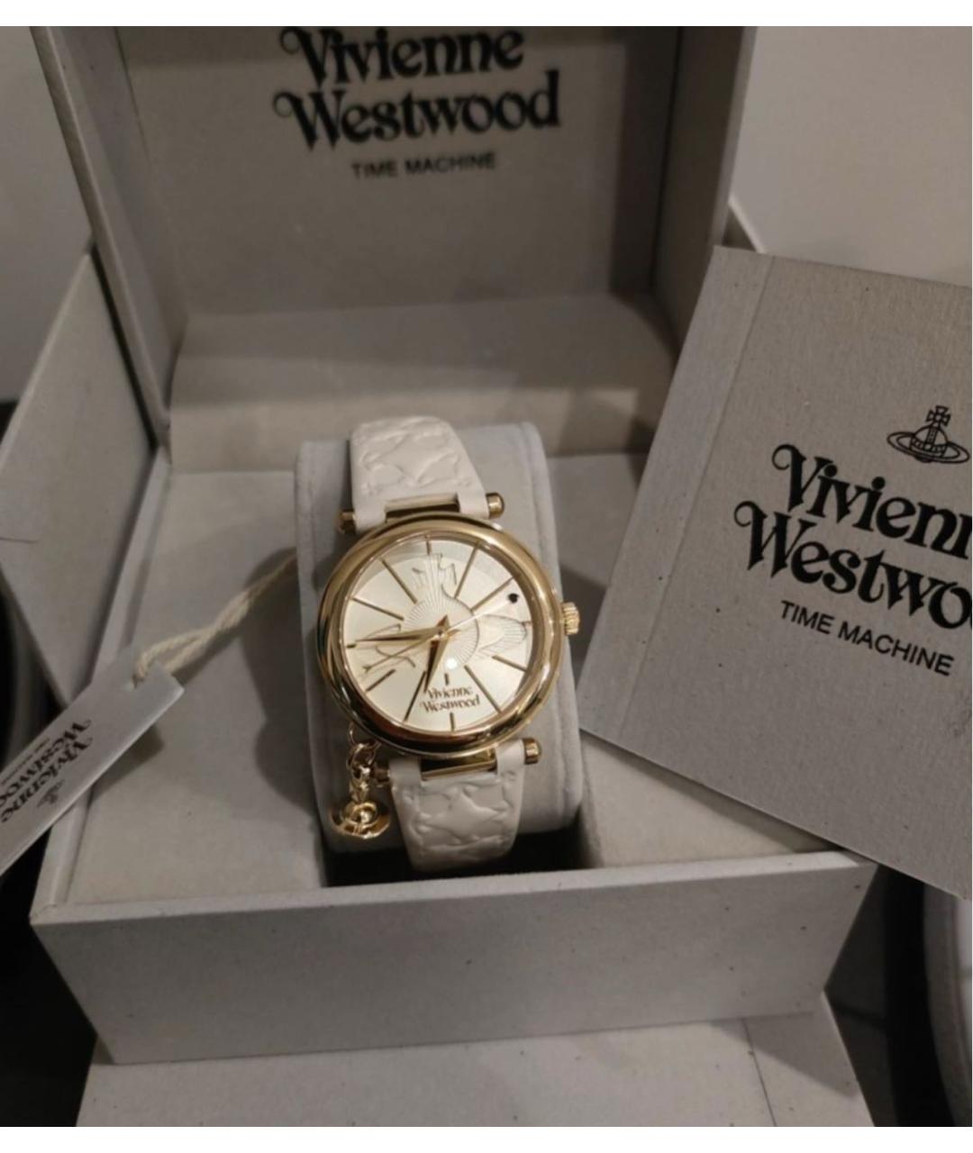VIVIENNE WESTWOOD Белые стальные часы, фото 2
