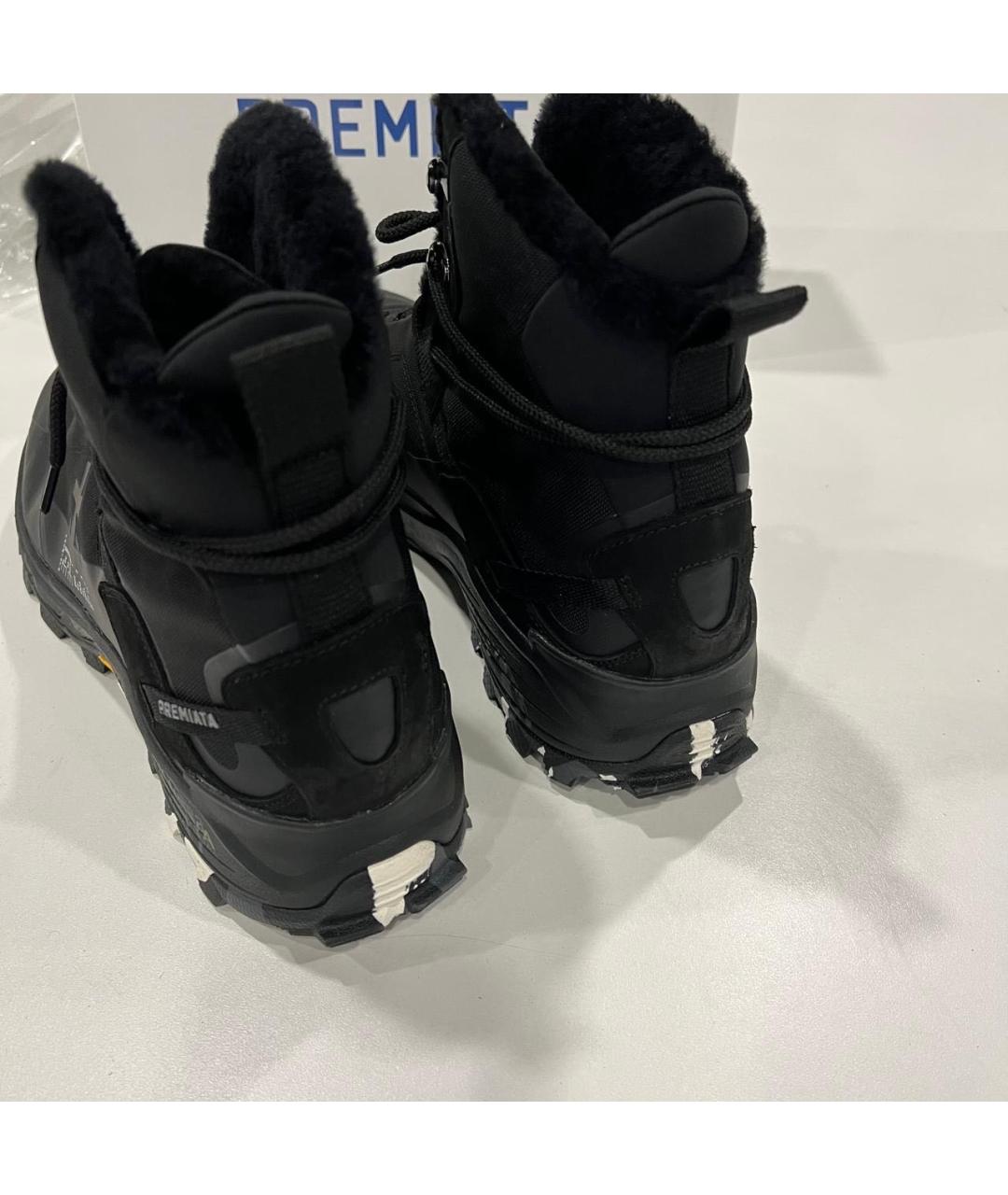 PREMIATA Черные высокие кроссовки / кеды, фото 3