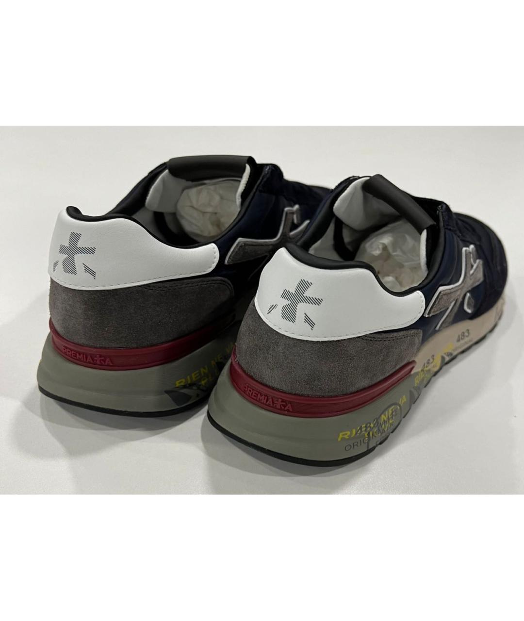 PREMIATA Черные низкие кроссовки / кеды, фото 2