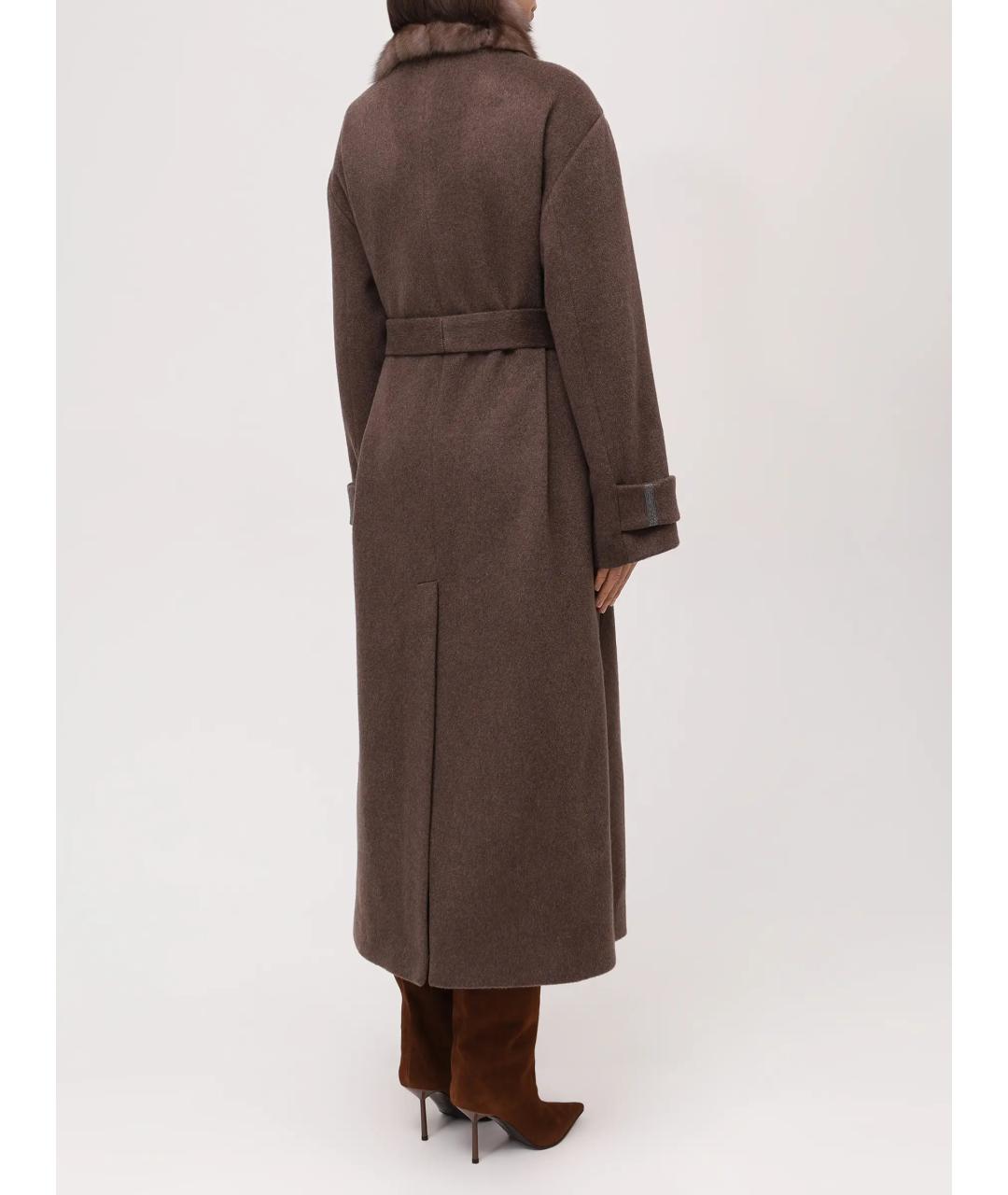 RINDI Коричневое пальто, фото 3