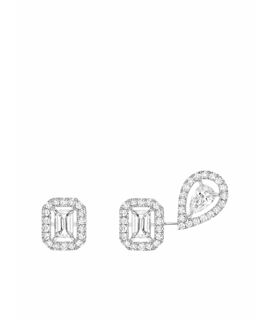 MESSIKA Серебряные серьги из белого золота, фото 1