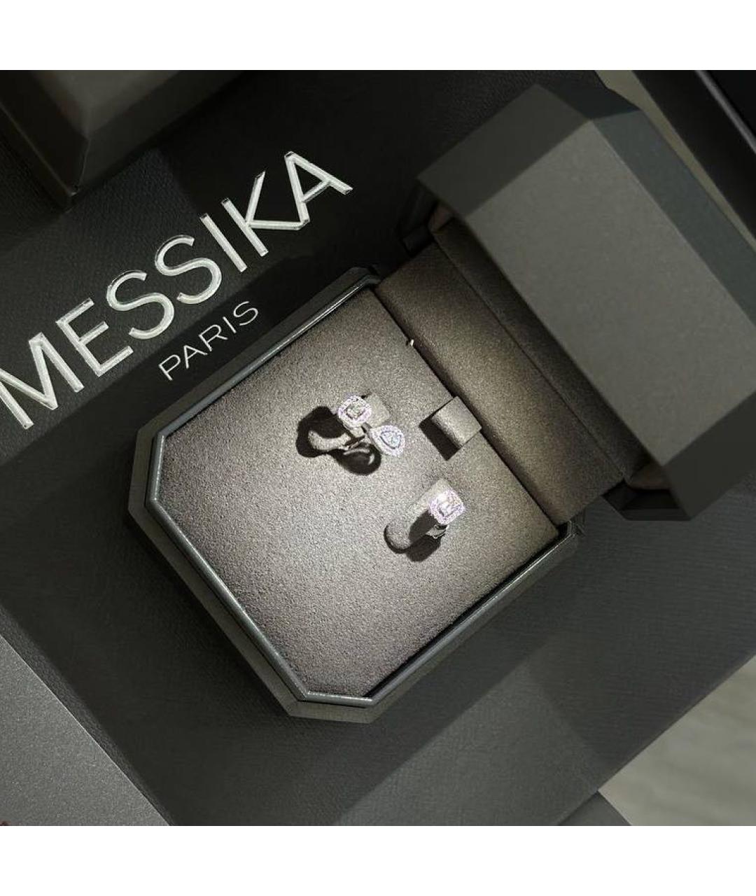 MESSIKA Серебряные серьги из белого золота, фото 3