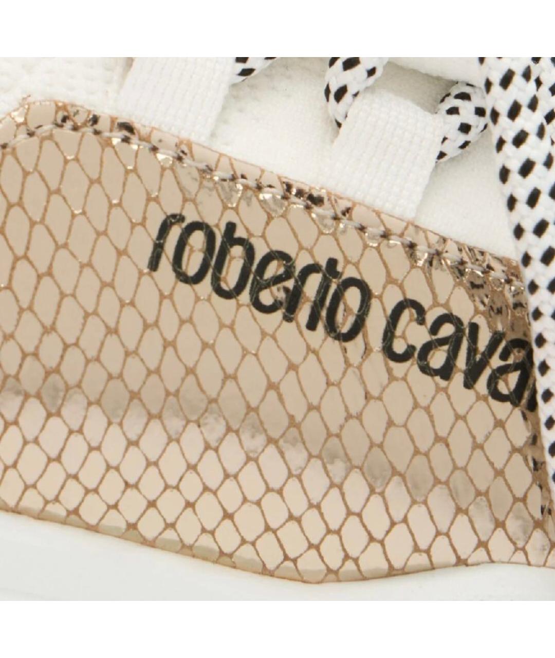 ROBERTO CAVALLI Мульти текстильные кроссовки, фото 4