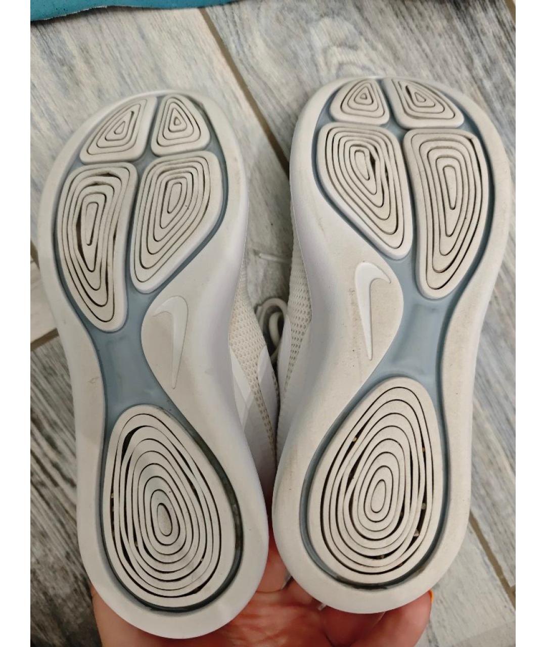 NIKE Белые низкие кроссовки / кеды, фото 5