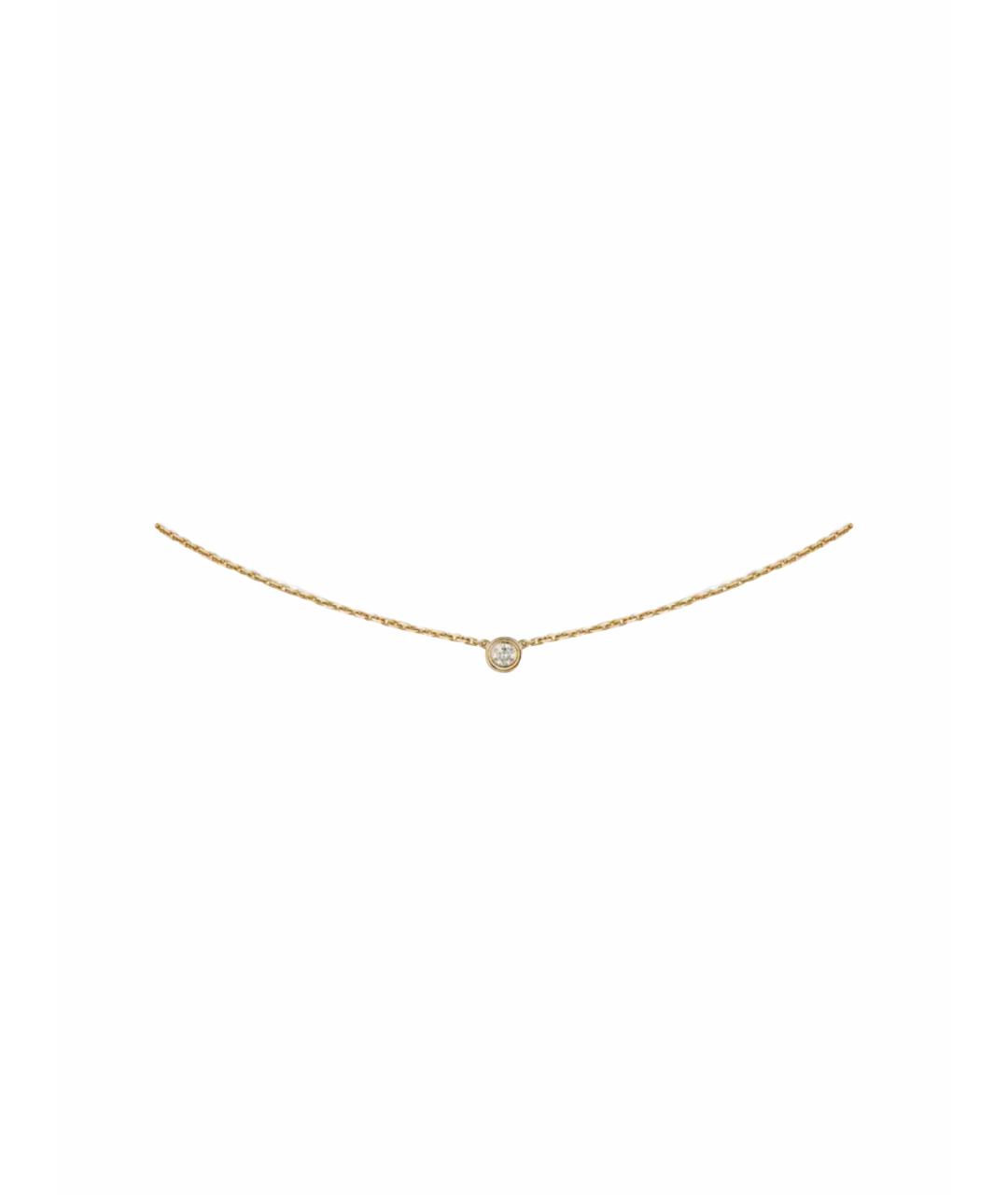 CARTIER Золотое колье из желтого золота, фото 1