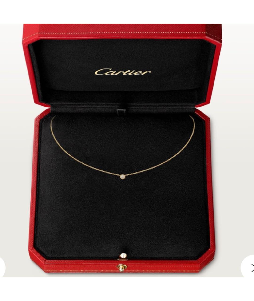 CARTIER Золотое колье из желтого золота, фото 3
