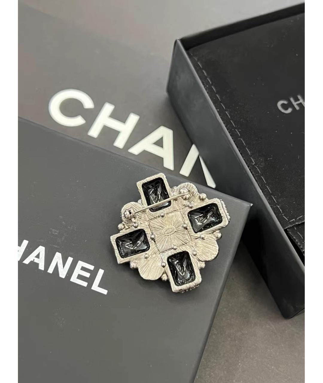 CHANEL Черная булавка / брошь, фото 3