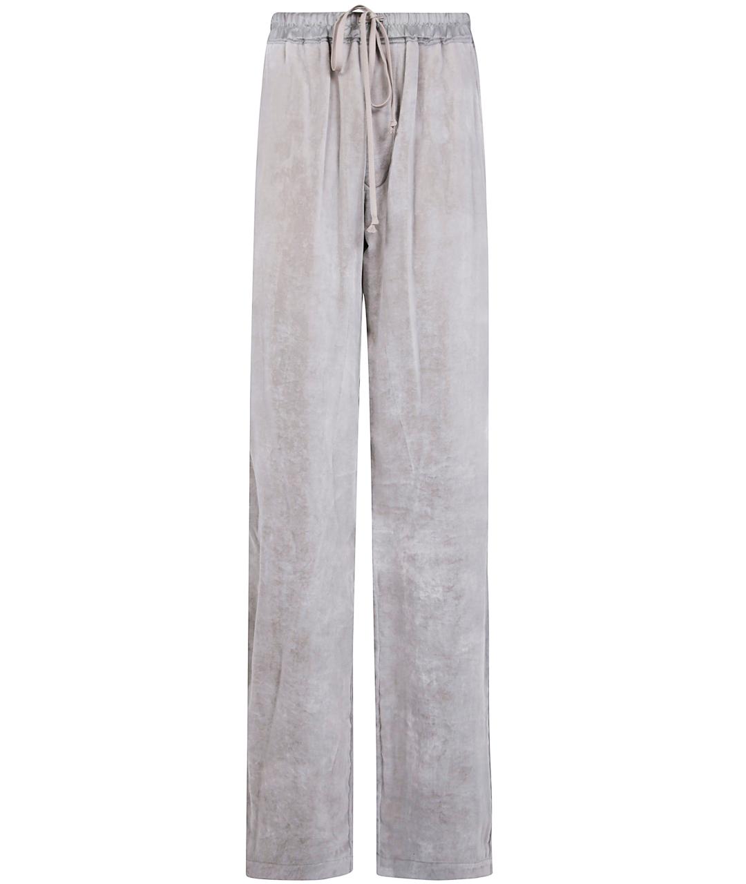 RICK OWENS Белые прямые брюки, фото 1