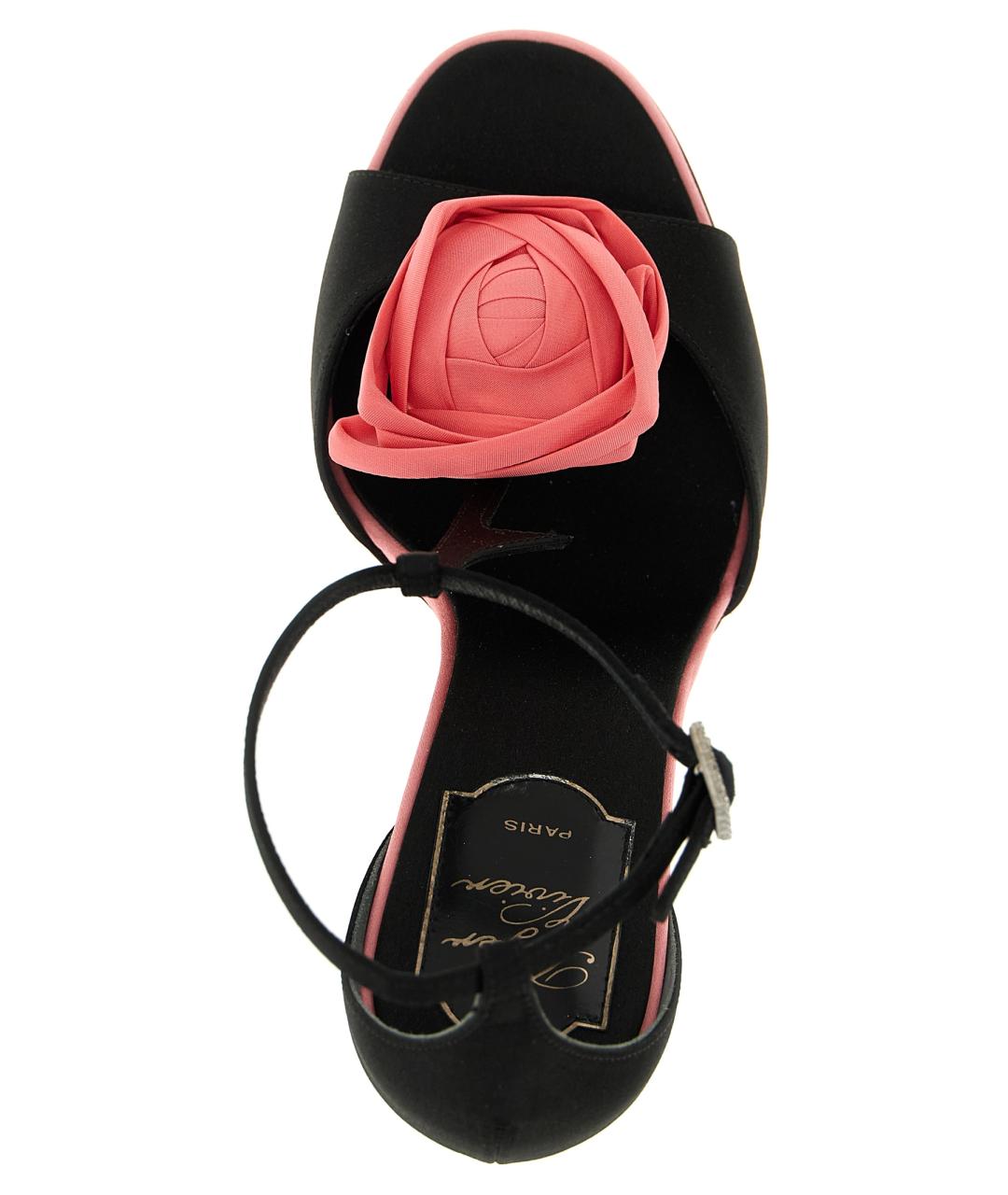 ROGER VIVIER Черные босоножки, фото 4