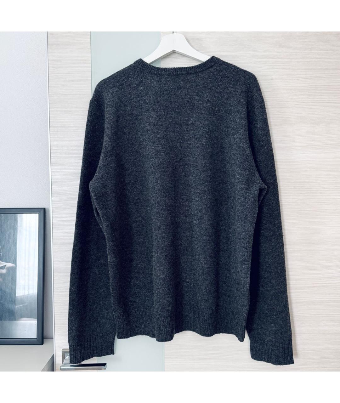 POLO RALPH LAUREN Серый шерстяной джемпер / свитер, фото 2