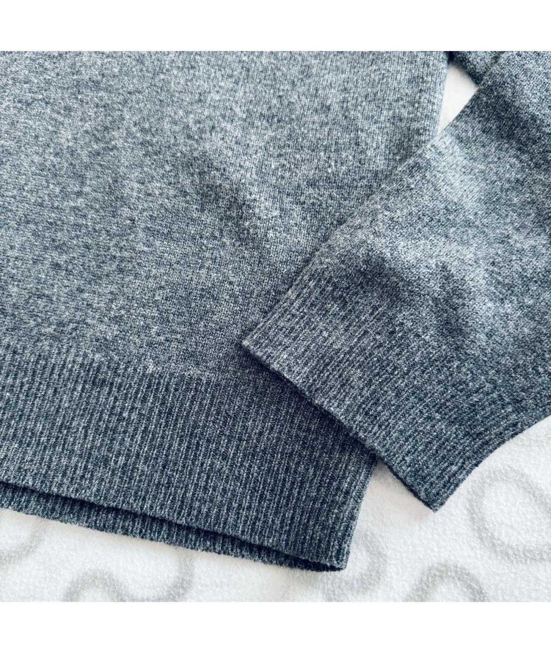 POLO RALPH LAUREN Серый шерстяной джемпер / свитер, фото 6