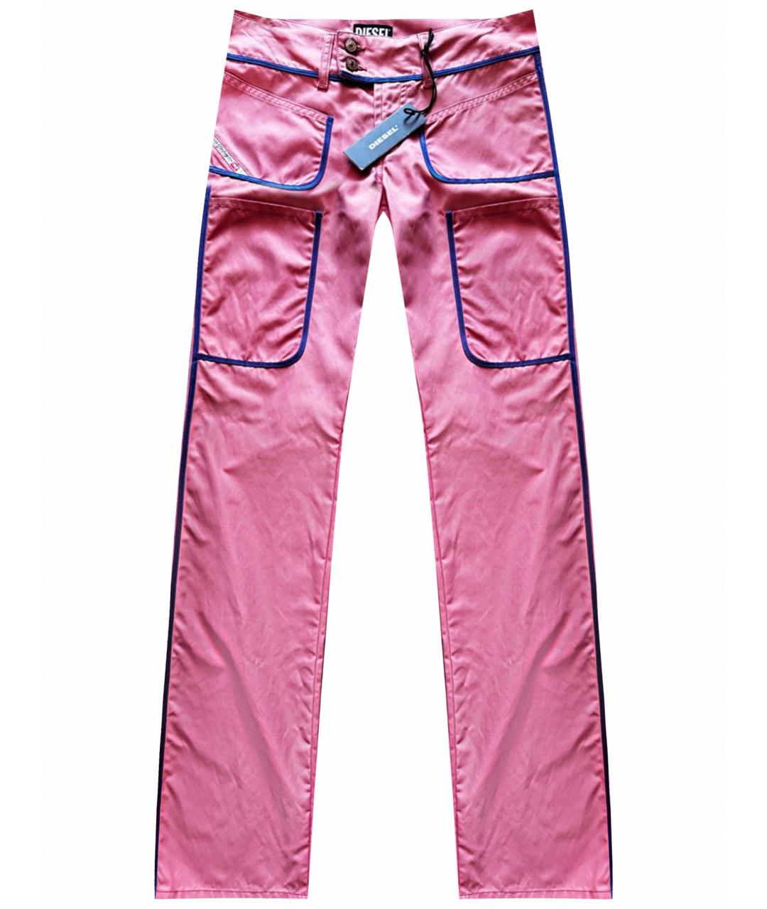 DIESEL Розовые брюки широкие, фото 1
