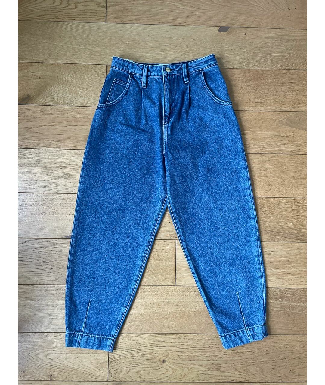 FRAME Голубые прямые джинсы, фото 5