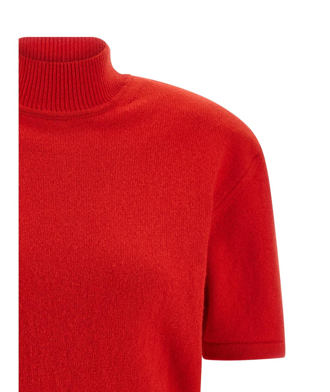 JACQUEMUS Красное шерстяное платье, фото 3