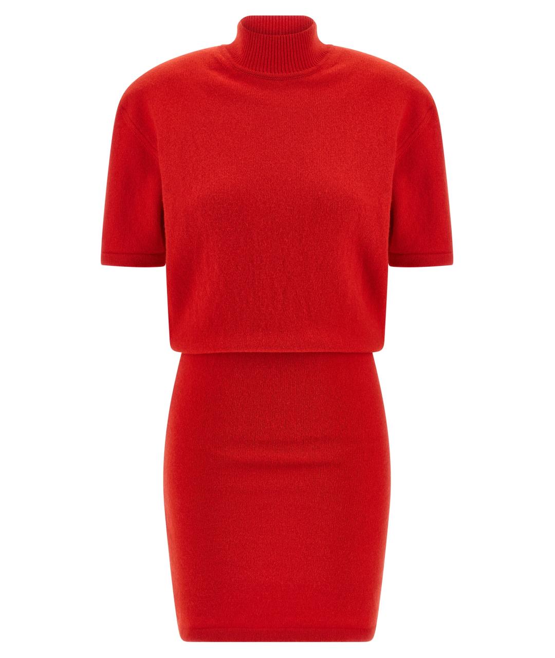 JACQUEMUS Красное шерстяное платье, фото 1