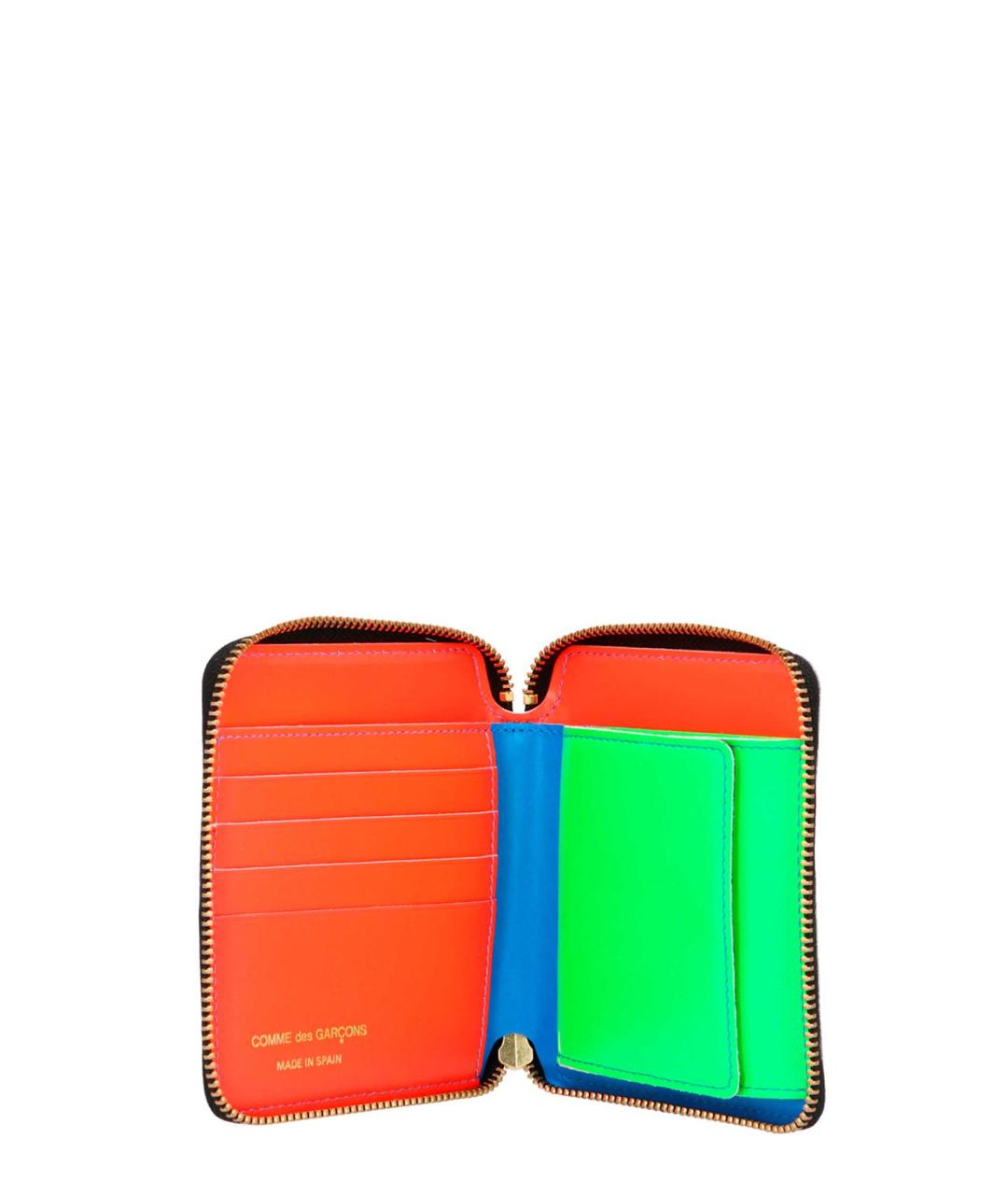 COMME DES GARÇONS WALLET Голубой кожаный кошелек, фото 3