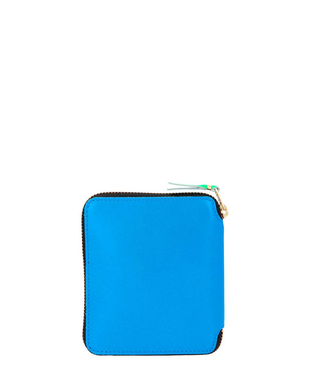 COMME DES GARÇONS WALLET Голубой кожаный кошелек, фото 2