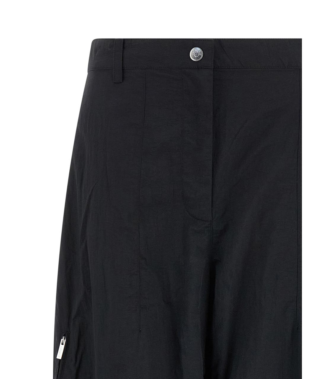JACQUEMUS Черные полиамидовые прямые брюки, фото 3