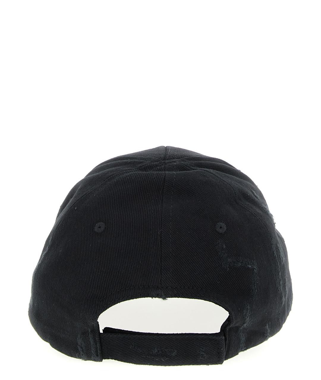BALENCIAGA Черная хлопковая кепка/бейсболка, фото 3