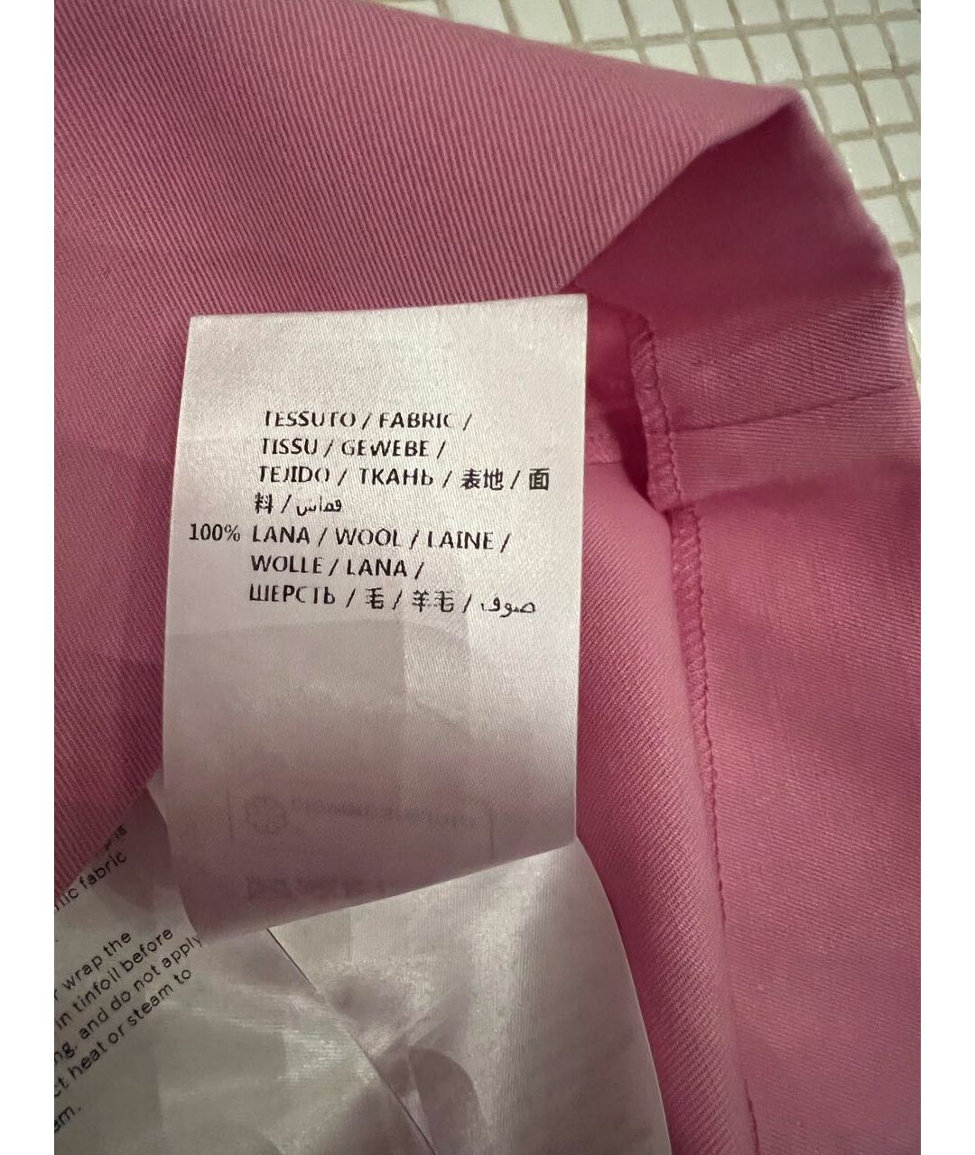 STELLA MCCARTNEY Розовые шерстяные шорты, фото 8