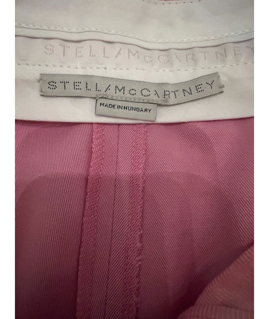STELLA MCCARTNEY Розовые шерстяные шорты, фото 3
