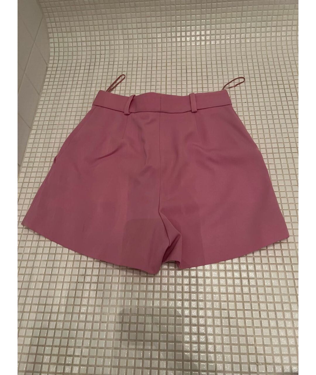 STELLA MCCARTNEY Розовые шерстяные шорты, фото 2