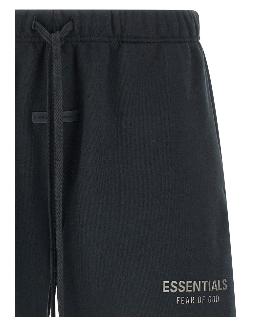 FEAR OF GOD ESSENTIALS Черные хлопковые шорты, фото 3