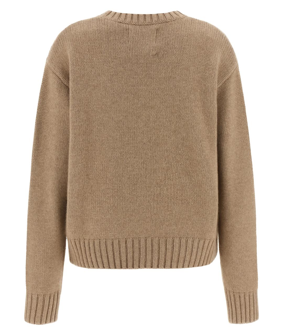 EXTREME CASHMERE Бежевый кашемировый джемпер / свитер, фото 2