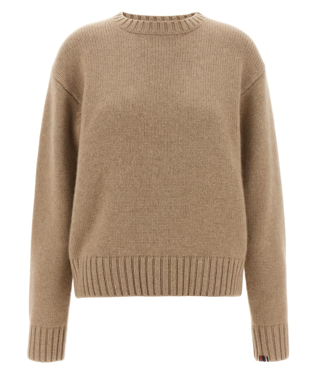 EXTREME CASHMERE Бежевый кашемировый джемпер / свитер, фото 1
