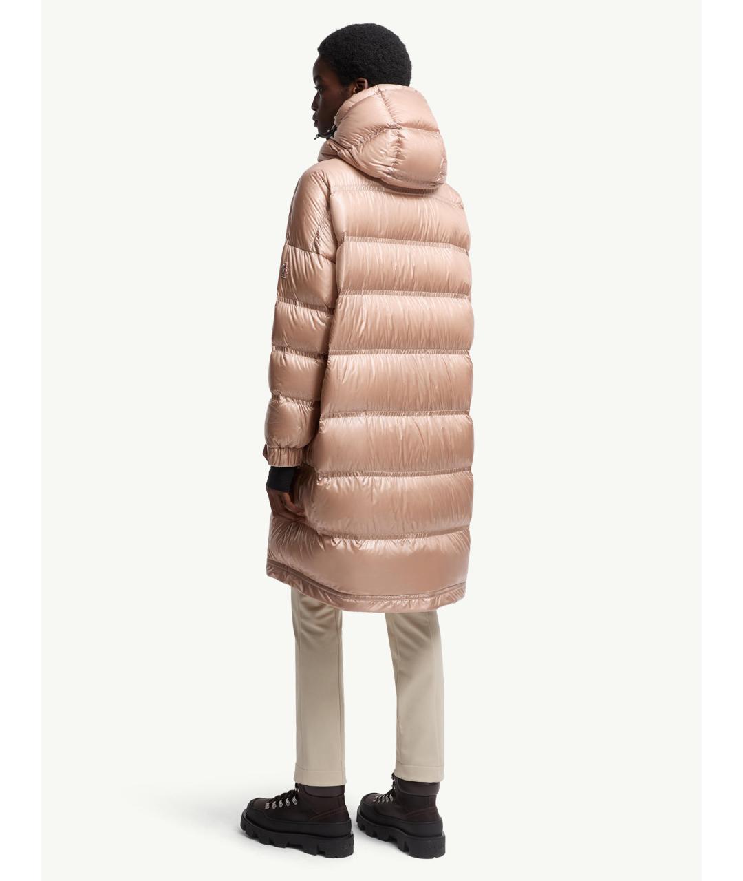 MONCLER Розовое пальто, фото 3