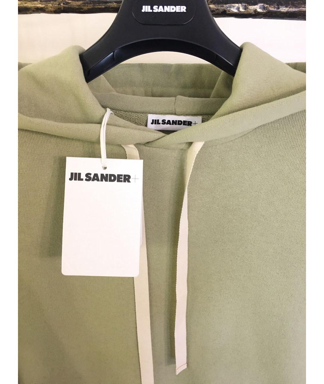 JIL SANDER Хаки хлопковый костюм с брюками, фото 3