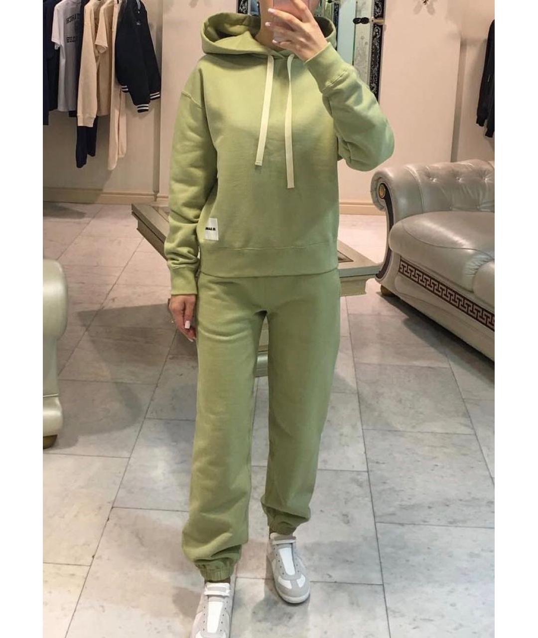 JIL SANDER Хаки хлопковый костюм с брюками, фото 8