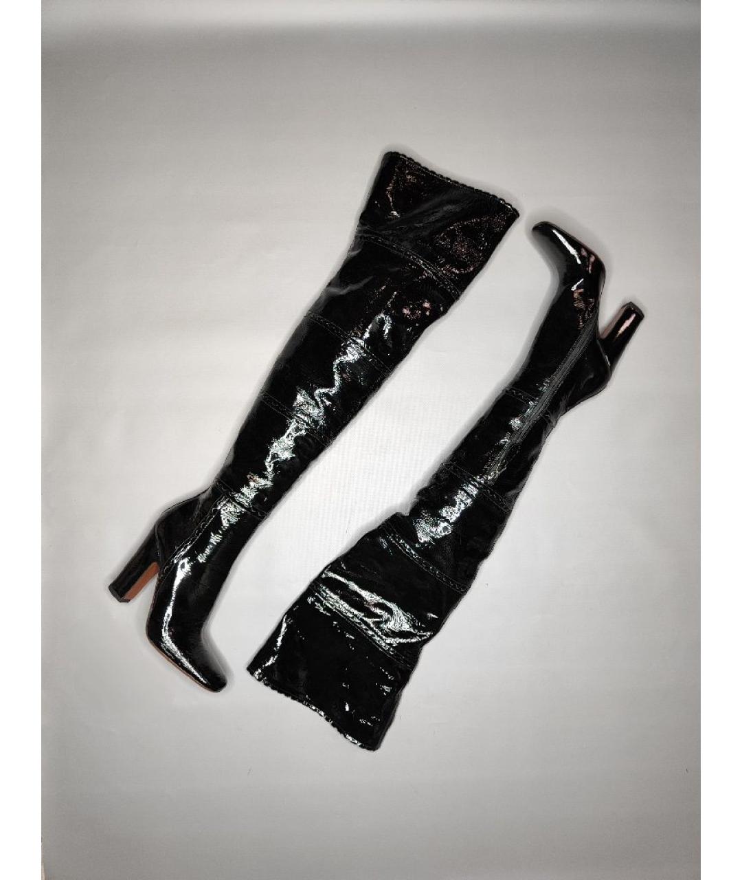 ALAIA Черные кожаные сапоги, фото 9