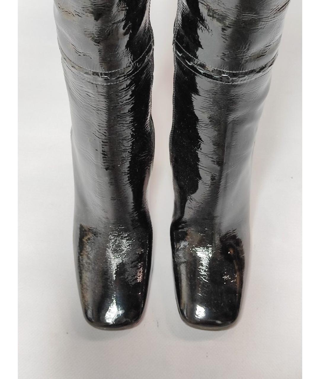 ALAIA Черные кожаные сапоги, фото 2