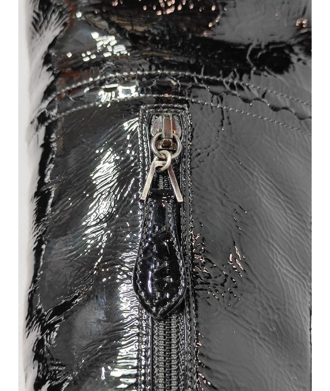 ALAIA Черные кожаные сапоги, фото 4