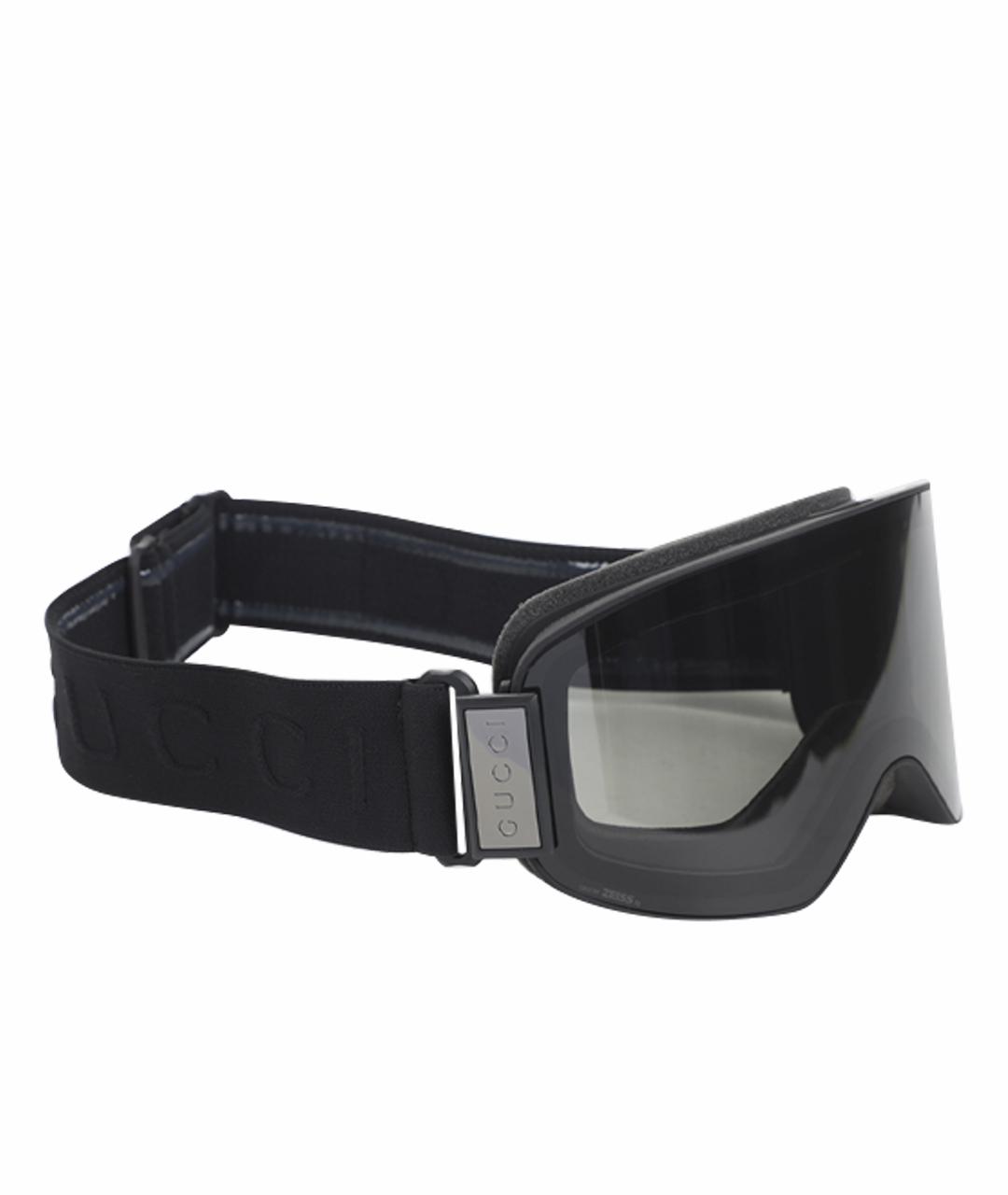 GUCCI Черные пластиковые солнцезащитные очки, фото 1
