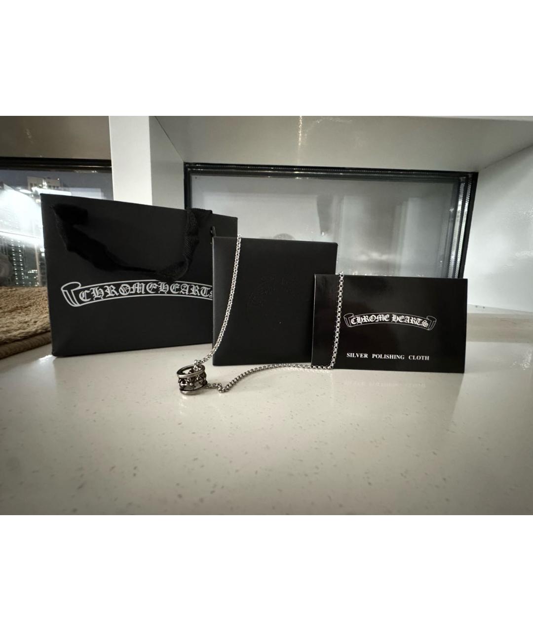 CHROME HEARTS Серебряная серебряная цепочка/подвеска, фото 2