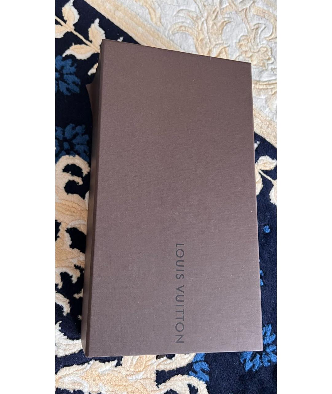 LOUIS VUITTON Черные кожаные туфли, фото 8