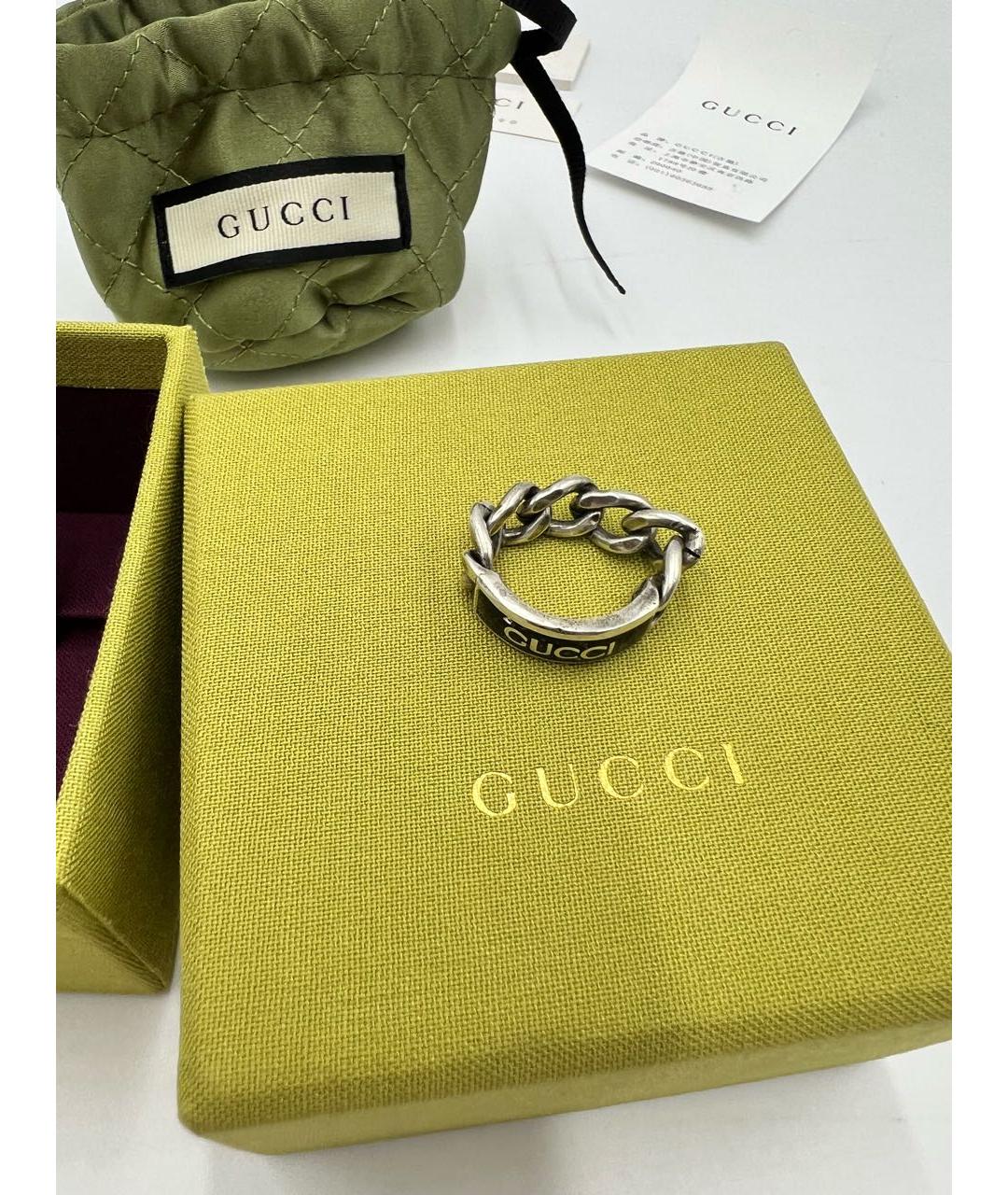 GUCCI Серебряное серебряное кольцо, фото 5